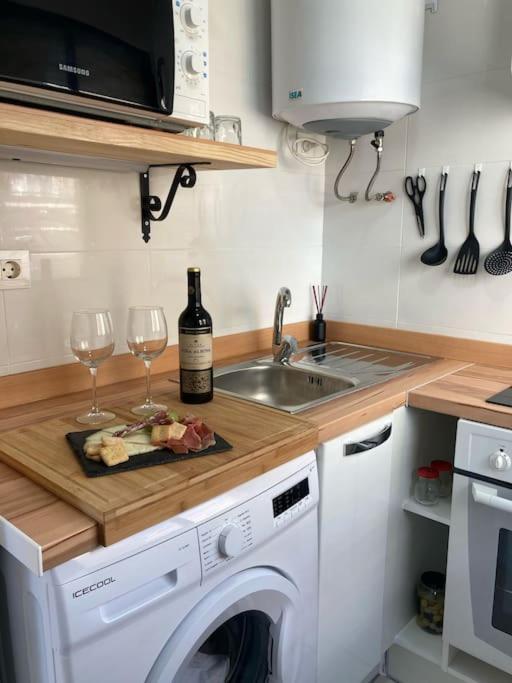 Coqueto Apartamento De Playa Con Piscina Y Terraza Valencia Exteriör bild